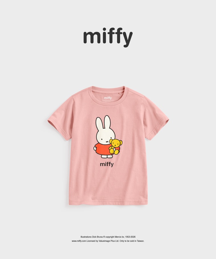 聯名系列T恤-KIDS：童 · Miffy and Friends印花T恤-02