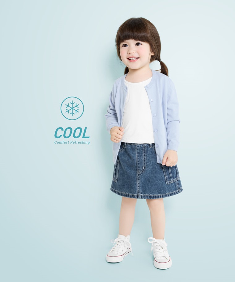 輕涼圓領短袖T恤-童