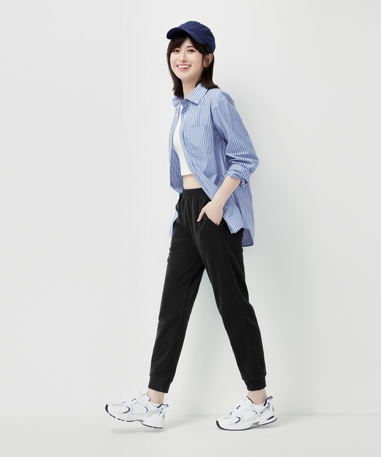 Fleece束口長褲-女