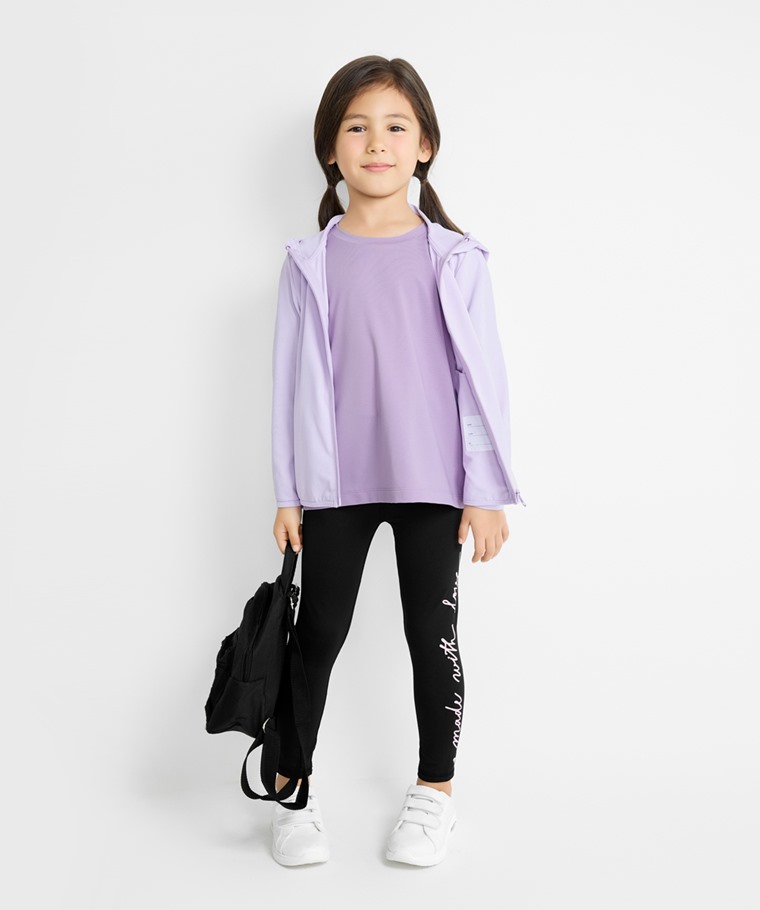 吸排網眼短袖T恤-童