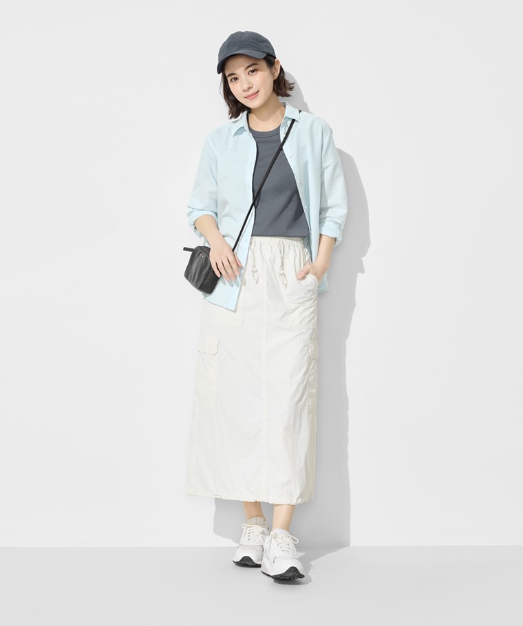 純棉厚實圓領T恤-女