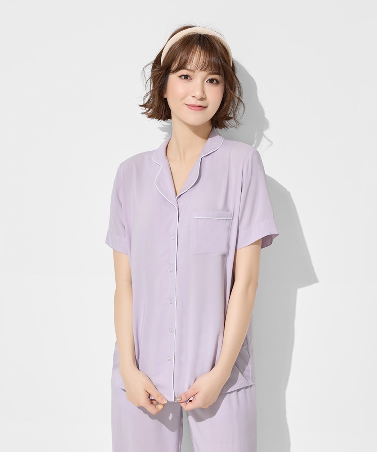 嫘縈長褲家居套裝-女