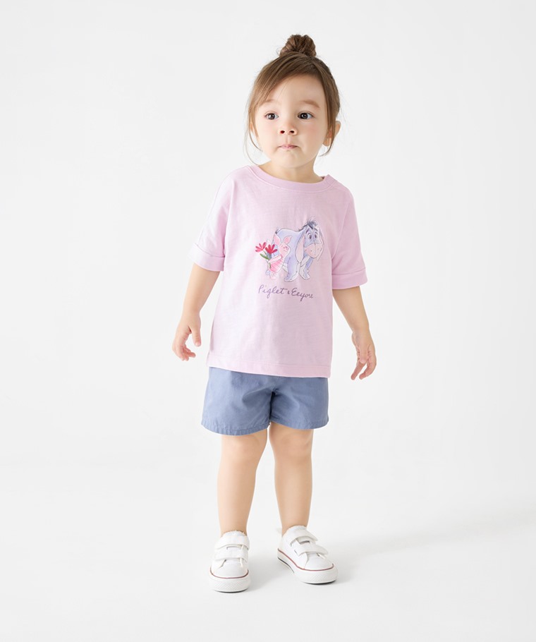 迪士尼系列竹節棉印花T恤-Baby