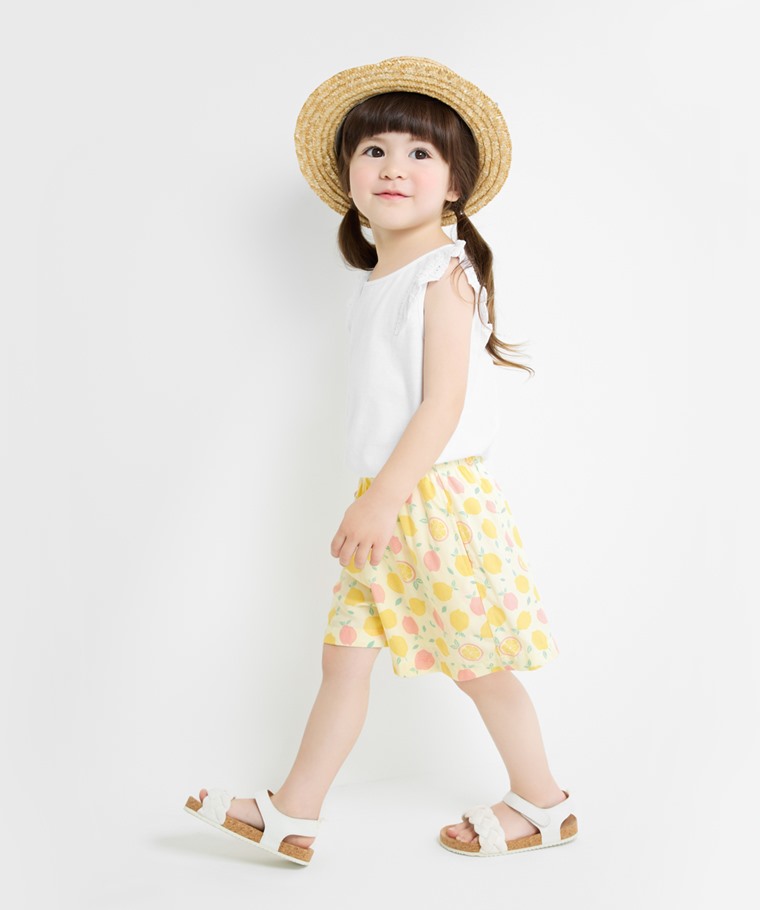 嫘縈印花短褲-童