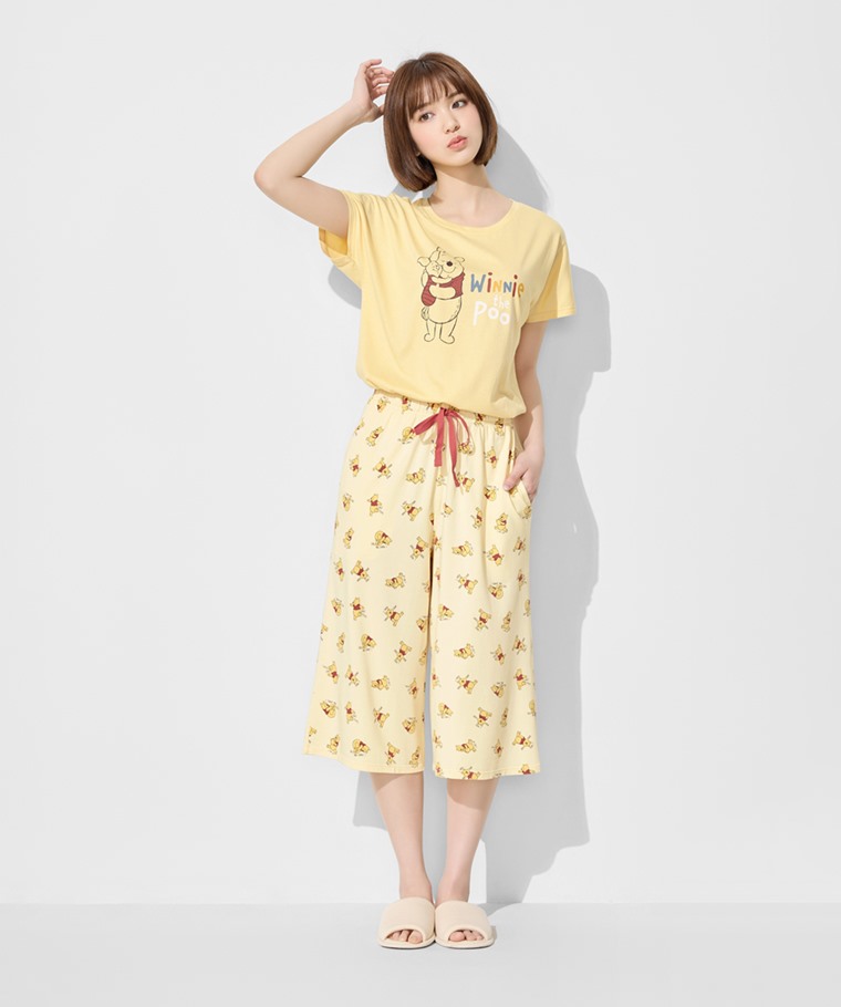 迪士尼系列莫代爾七分褲家居套裝-女