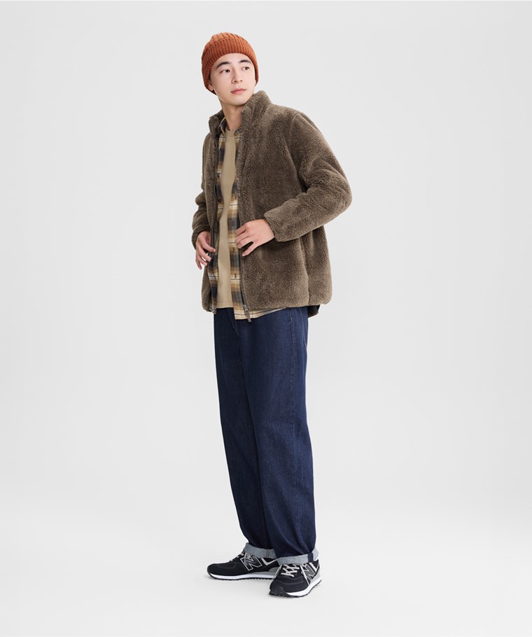 長刷毛外套-男