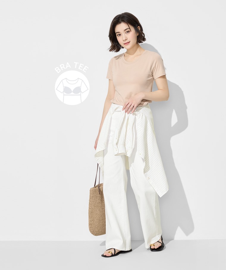 Bra圓領T恤-女