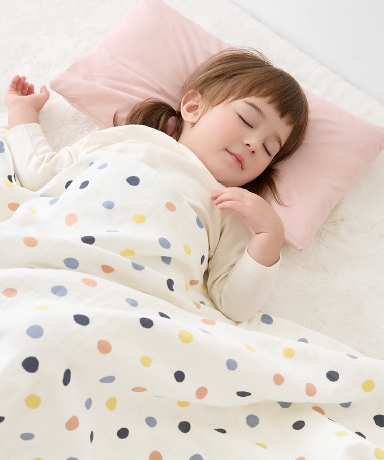 宅家舒適家居系列：Baby · 純棉三層紗印花蓋毯