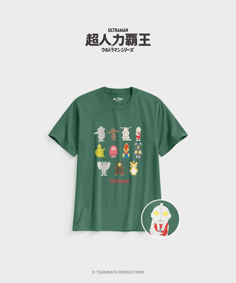 聯名系列T恤-MEN：男 · 超人力霸王印花T恤-03