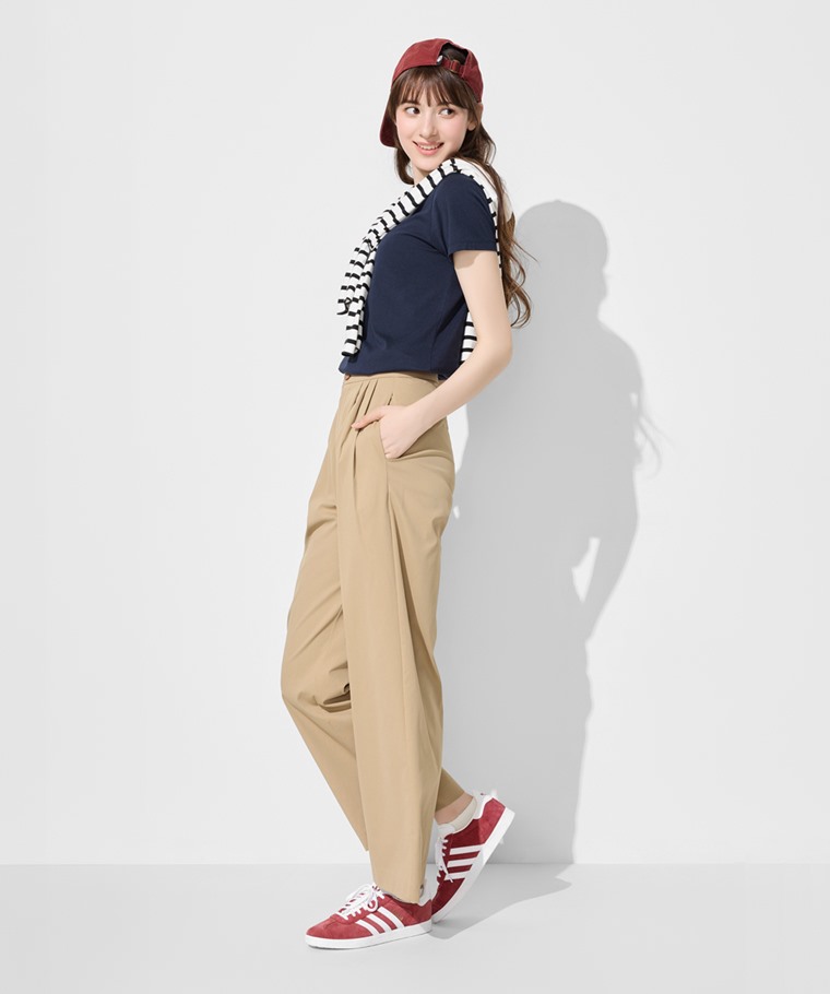 純棉圓領T恤-女