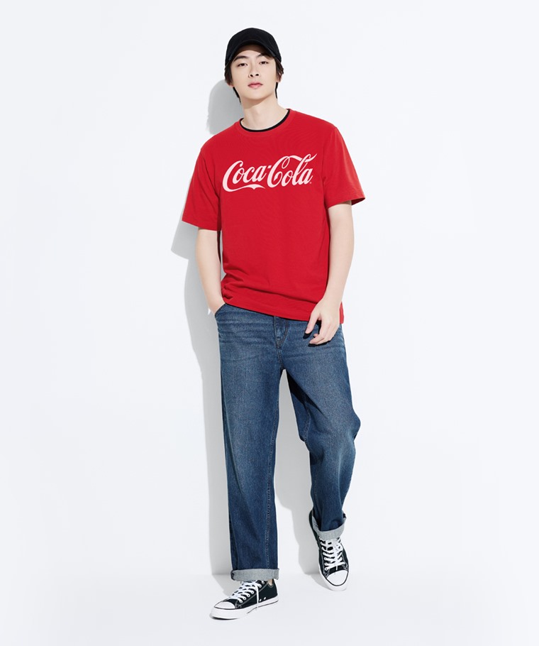 可口可樂印花T恤-11-男