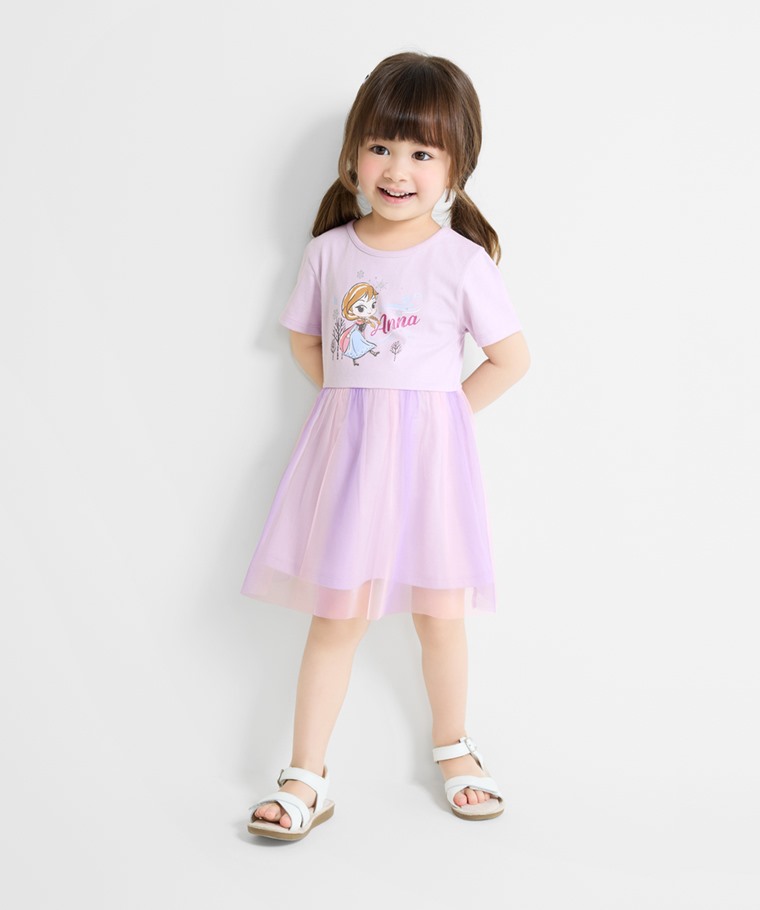 春夏童裝新品：童 · 迪士尼系列紗裙短袖洋裝