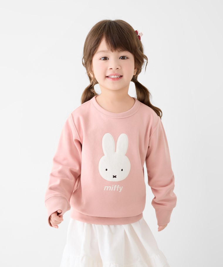 Miffy and Friends毛絨貼布繡圓領上衣-童 - 推薦Baby款74713，展現手足風格。