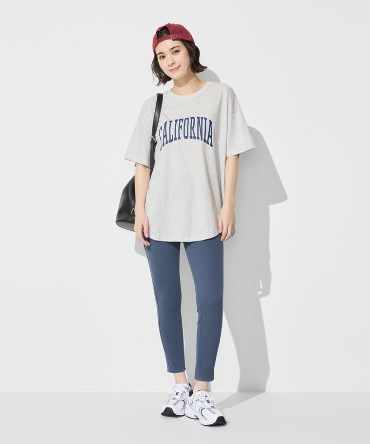 針織多色九分緊身褲-女