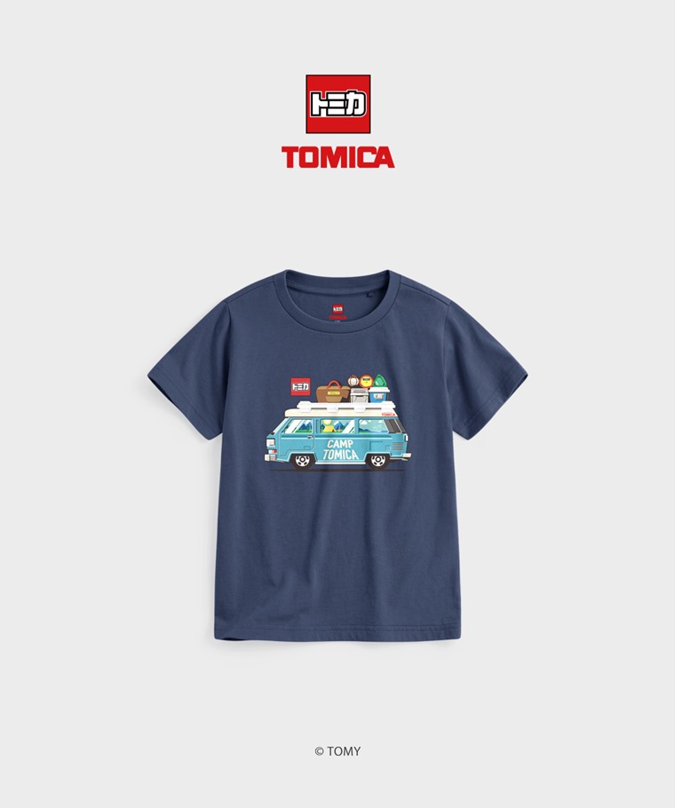 聯名系列T恤-KIDS：童 · TOMICA印花T恤-01