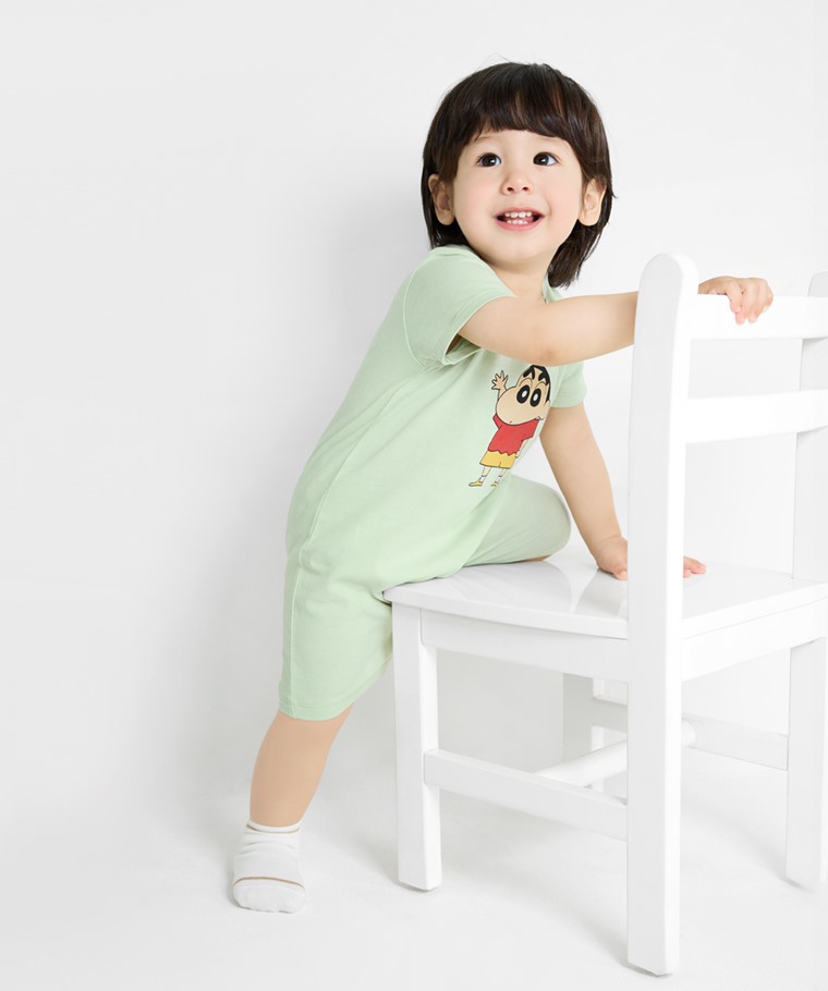 蠟筆小新純棉印花連身衣-Baby