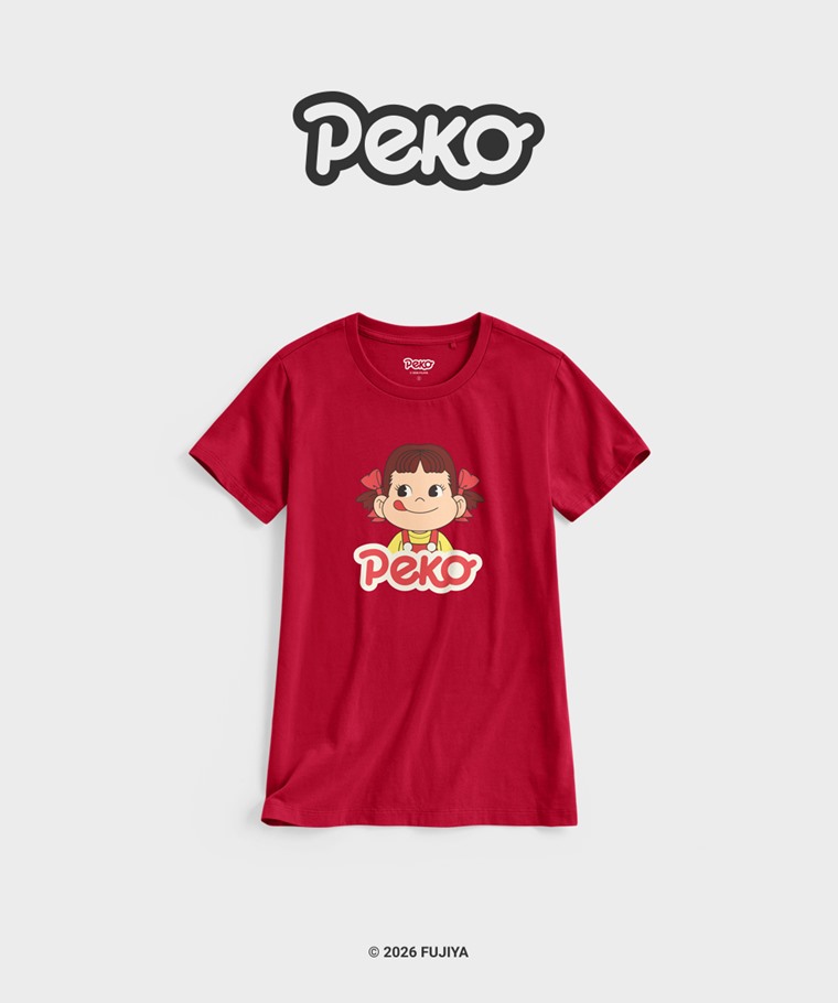 聯名系列T恤-WOMEN：女 · PEKO & POKO印花T恤-03