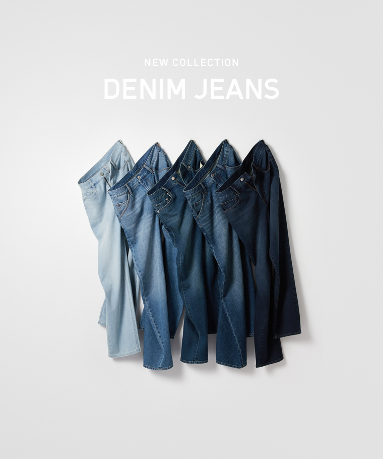 春夏女裝新品：女 · 高腰直筒落地牛仔褲,男 · 寬版牛仔褲,男 · Regular Fit直筒牛仔褲,男 · Slim Fit修身牛仔褲