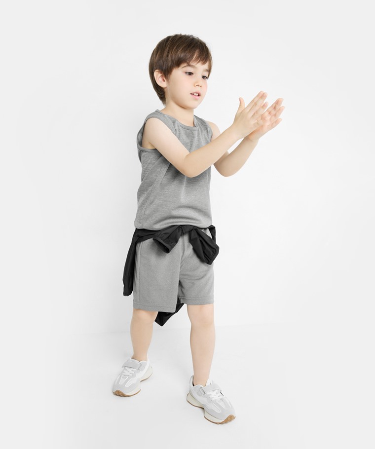 吸排網眼背心-童