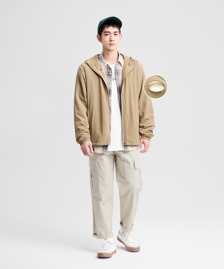 機能休閒連帽外套-男