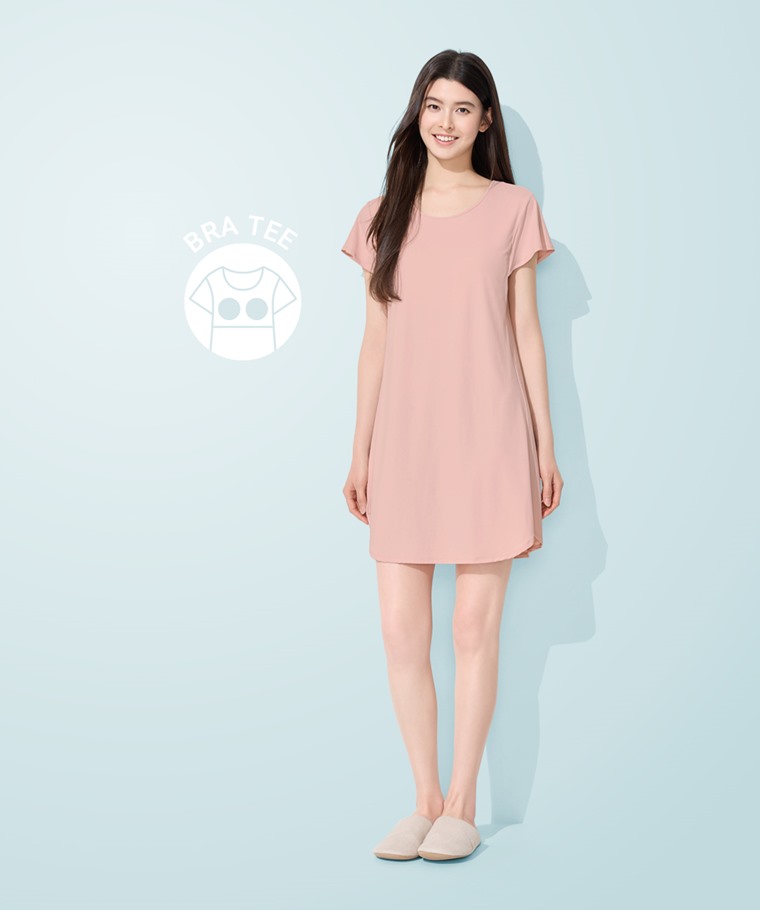 輕涼Bra家居洋裝-女