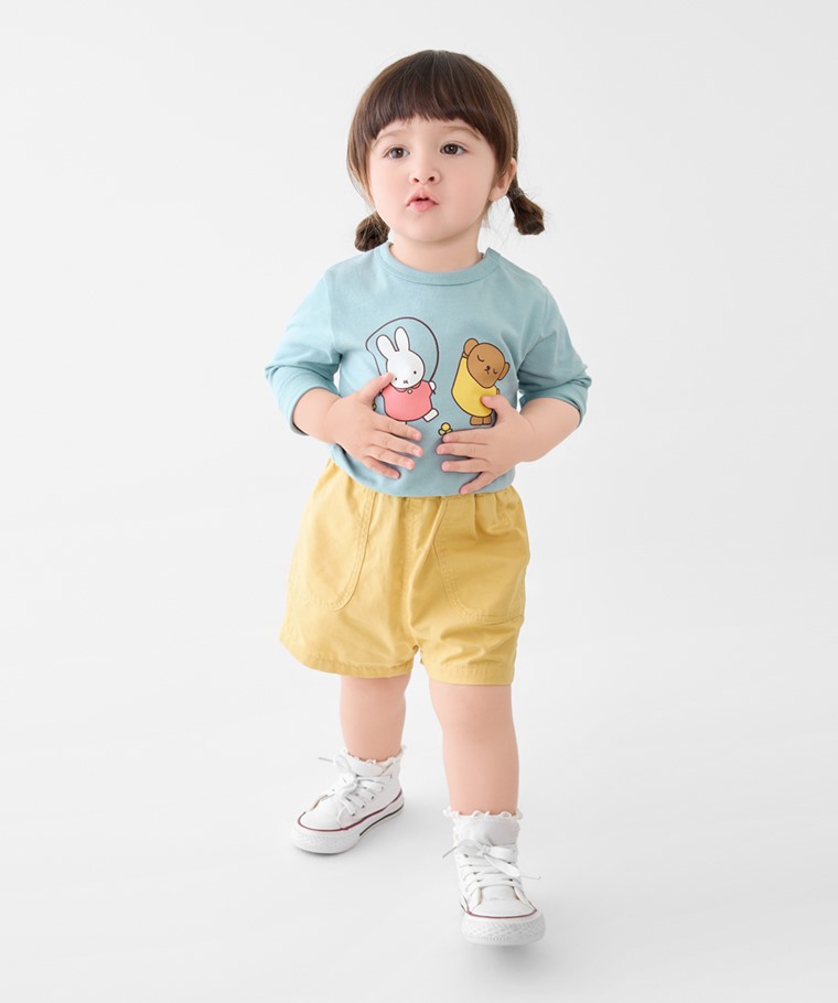 Miffy and Friends長袖印花T恤-05-Baby