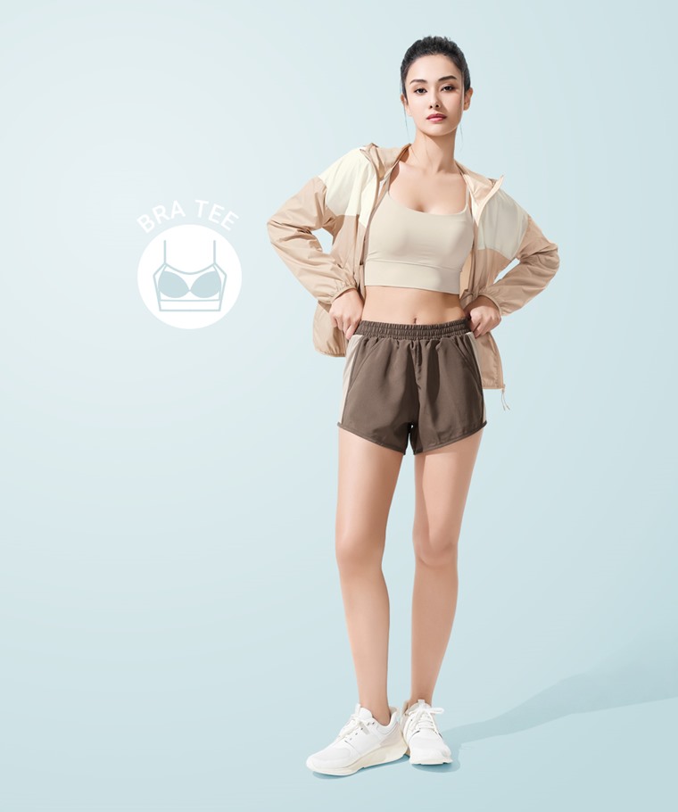 輕涼Bra短版細肩帶背心-女