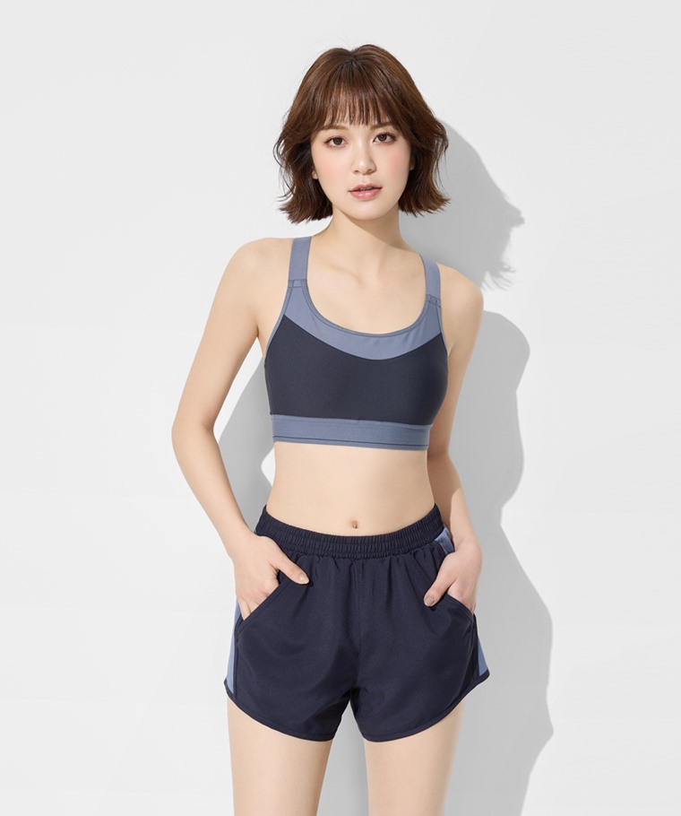 運動輕便短褲-女