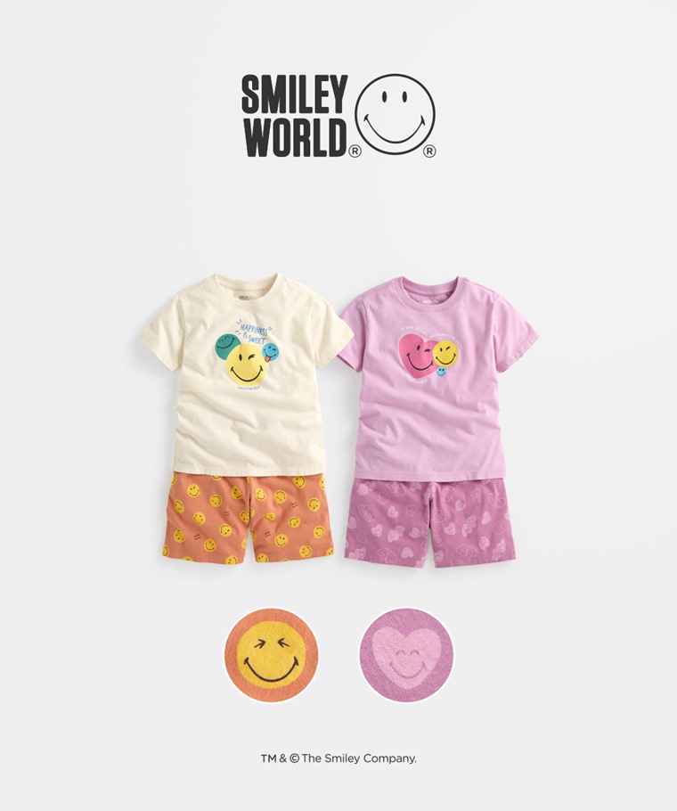 SmileyWorld®純棉家居套裝-童