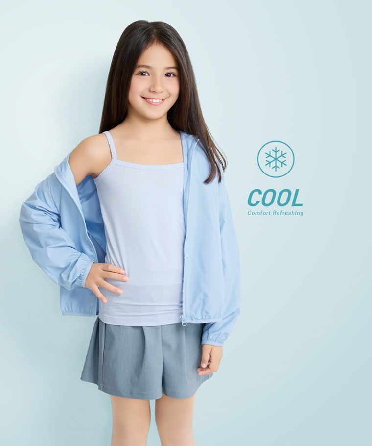 輕涼細肩帶背心-童