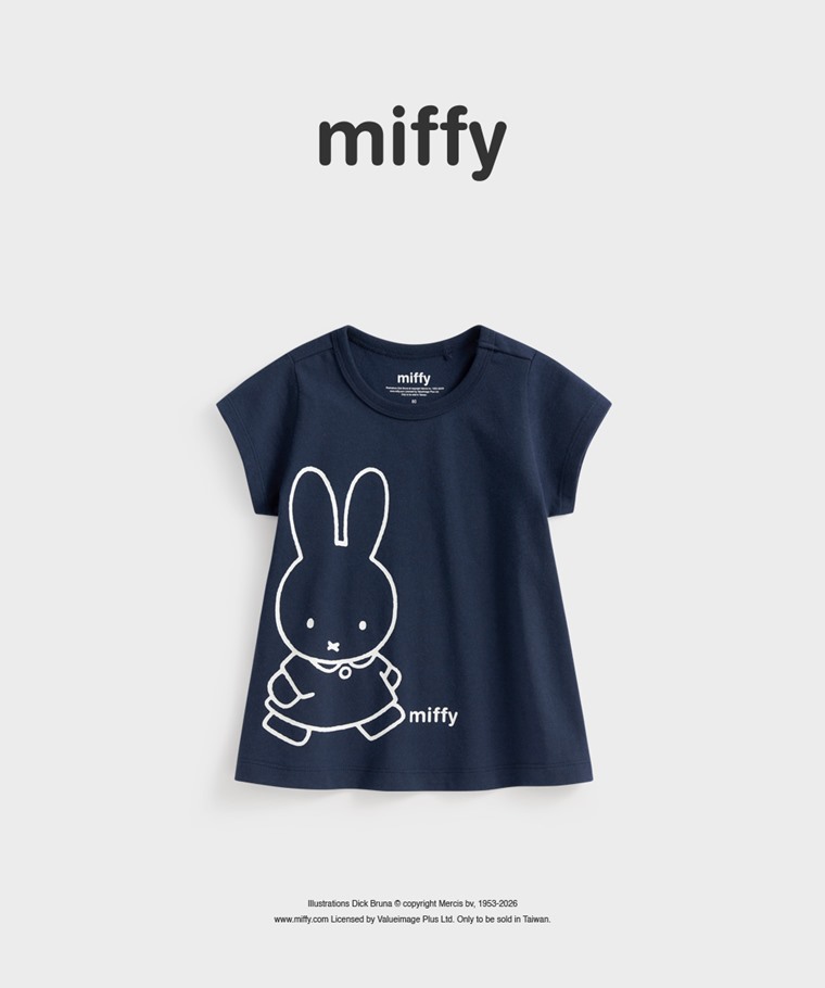 聯名系列T恤-BABY：Baby · Miffy長版印花T恤-05