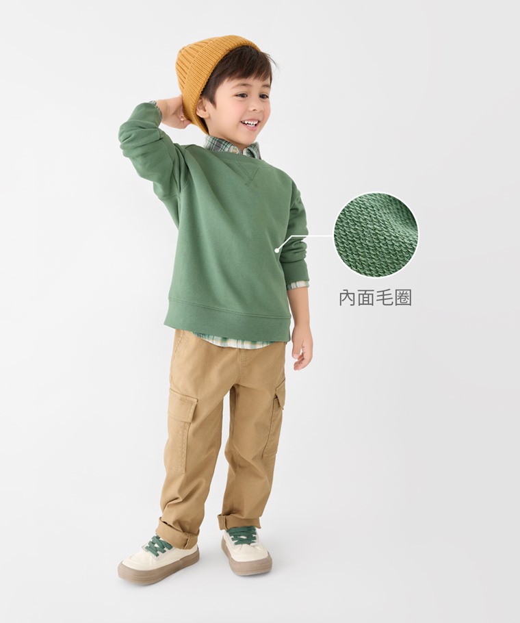 毛圈圓領衫-童