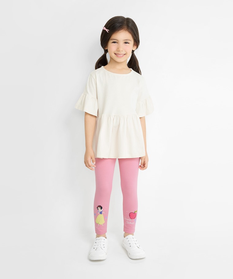 迪士尼系列彈力九分內搭褲-童