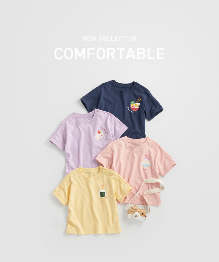 春夏童裝新品：Baby · 竹節棉美食印花T恤