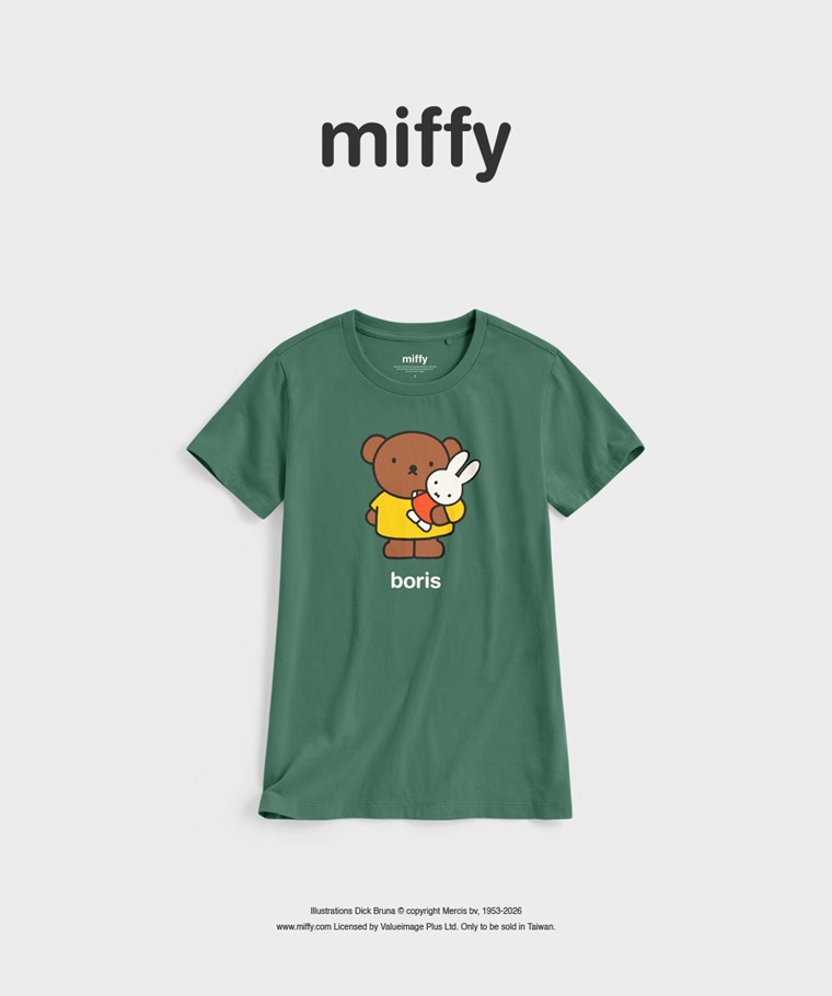 聯名系列T恤-WOMEN：女 · Miffy and Friends印花T恤-02