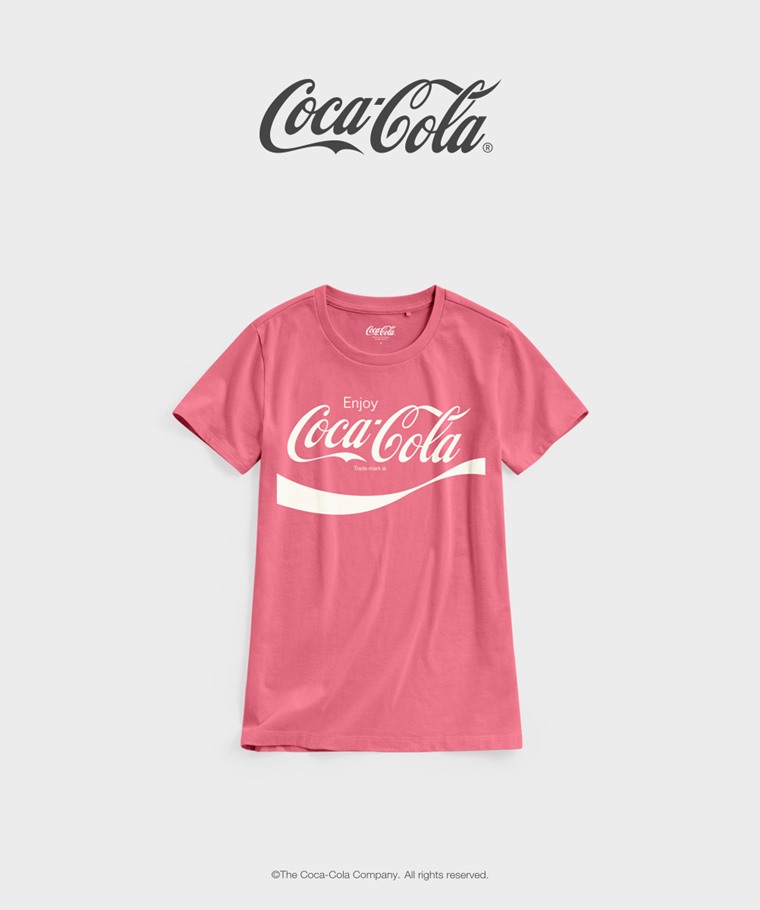 聯名系列T恤-WOMEN：女 · 可口可樂印花T恤-08