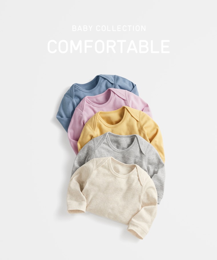 秋冬嬰幼兒新品：Baby · 純棉羅紋包臀衣