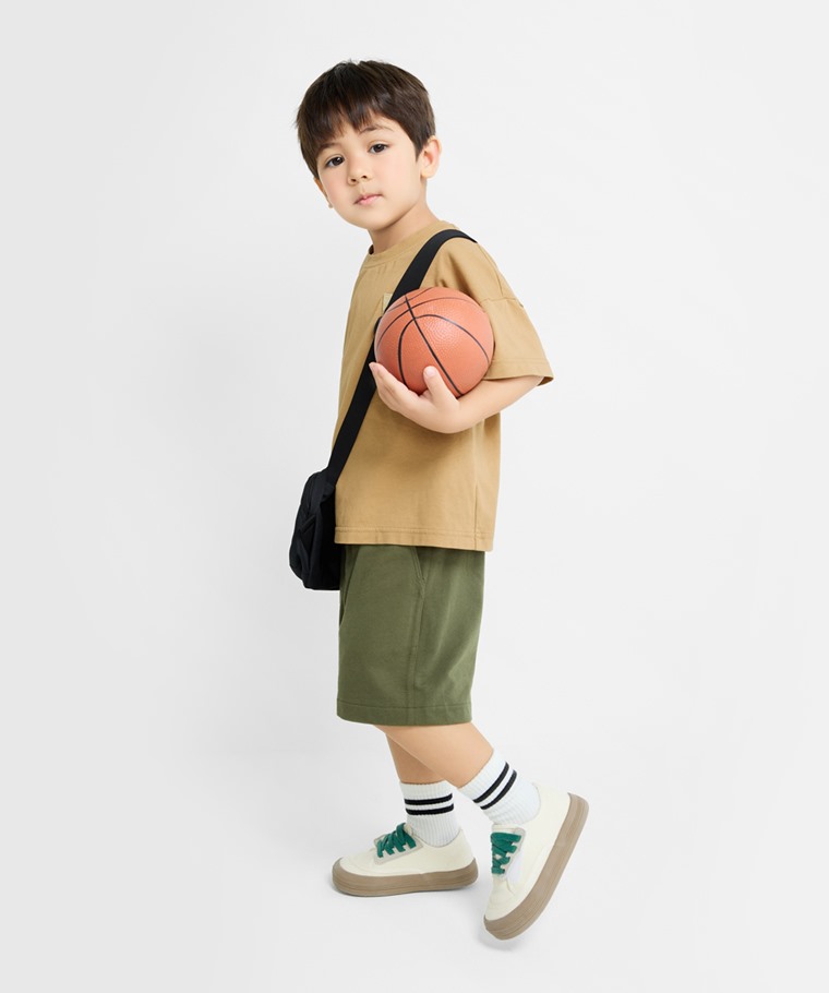 小毛圈五分褲-童