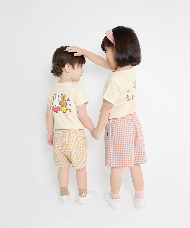 親子/情侶系列：Baby · Miffy and Friends印花T恤-04,童 · Miffy and Friends印花T恤-04