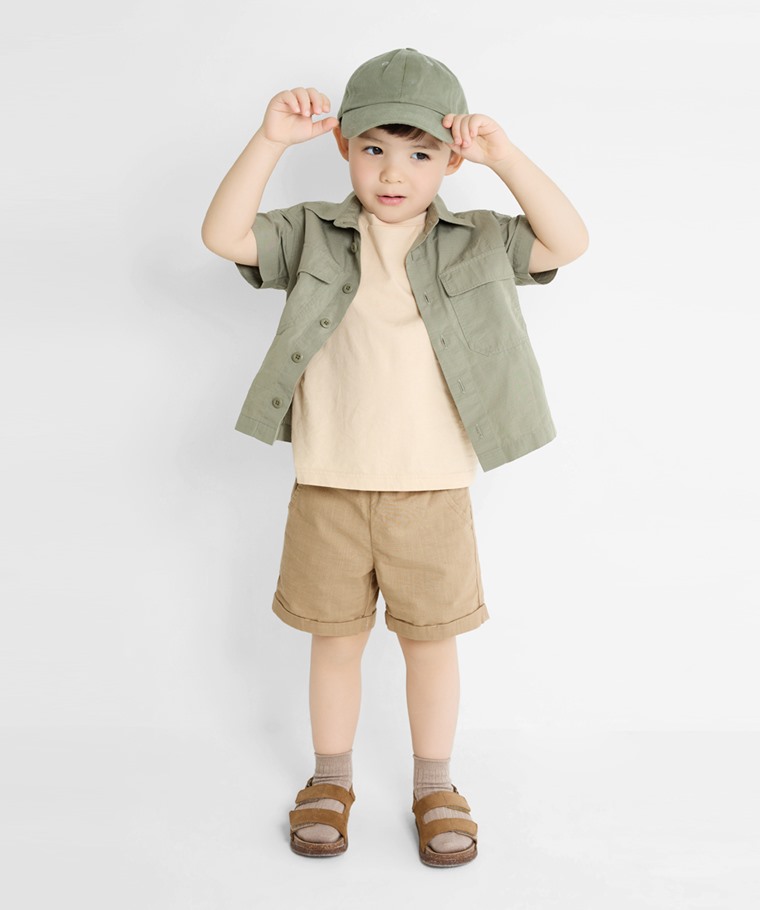 純棉圓領T恤-童