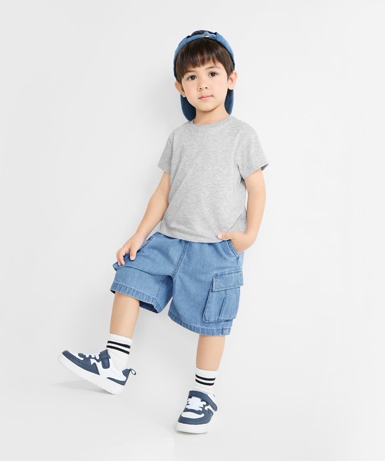 快乾棉圓領T恤-童