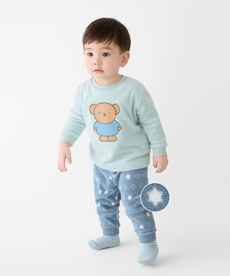 Miffy and Friends Fleece印花家居套裝-Baby - 推薦童款74511，展現手足風格。