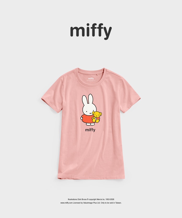 聯名系列T恤-WOMEN：女 · Miffy and Friends印花T恤-02