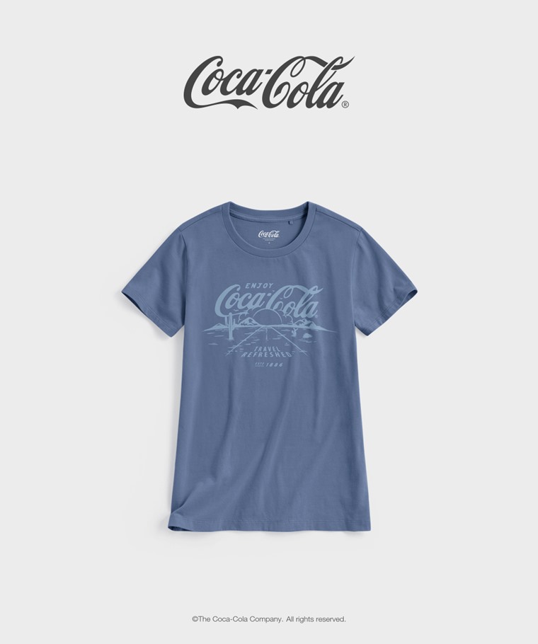 聯名系列T恤-WOMEN：女 · 可口可樂印花T恤-09