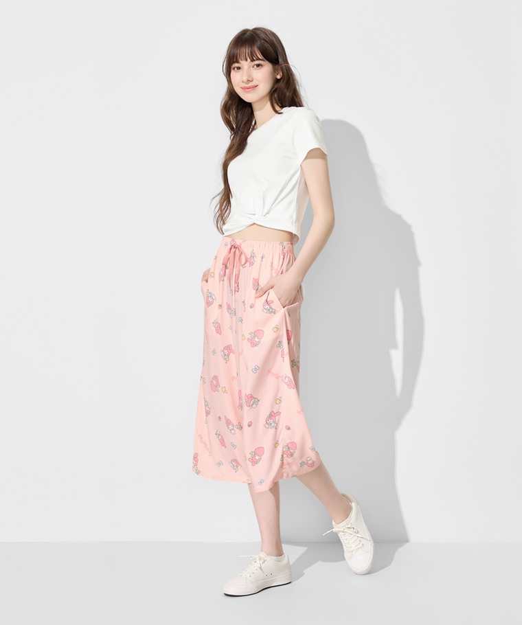 三麗鷗嫘縈七分褲-01-女