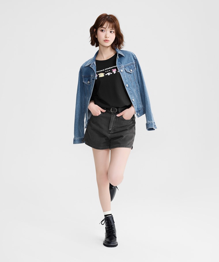 三麗鷗長袖印花T恤-11-女