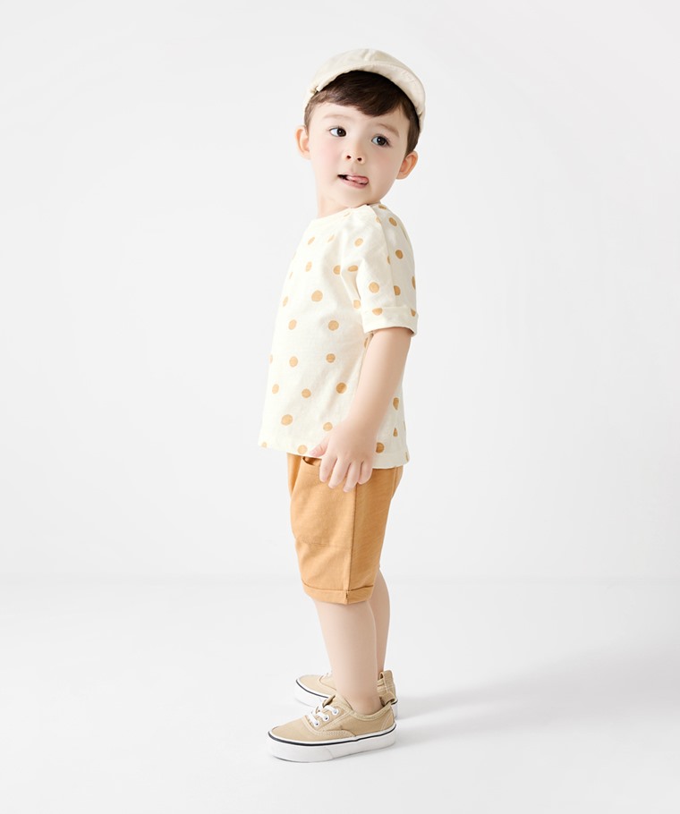 竹節棉口袋短褲-Baby