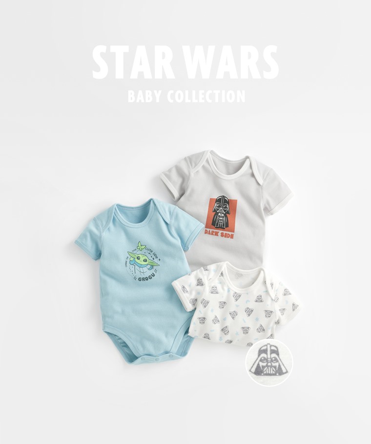 STAR WARS系列純棉羅紋包臀衣-Baby