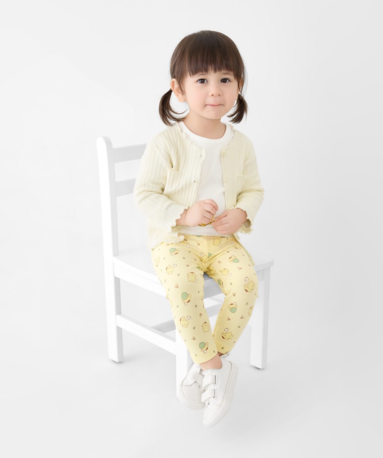三麗鷗彈力九分內搭褲-02-Baby