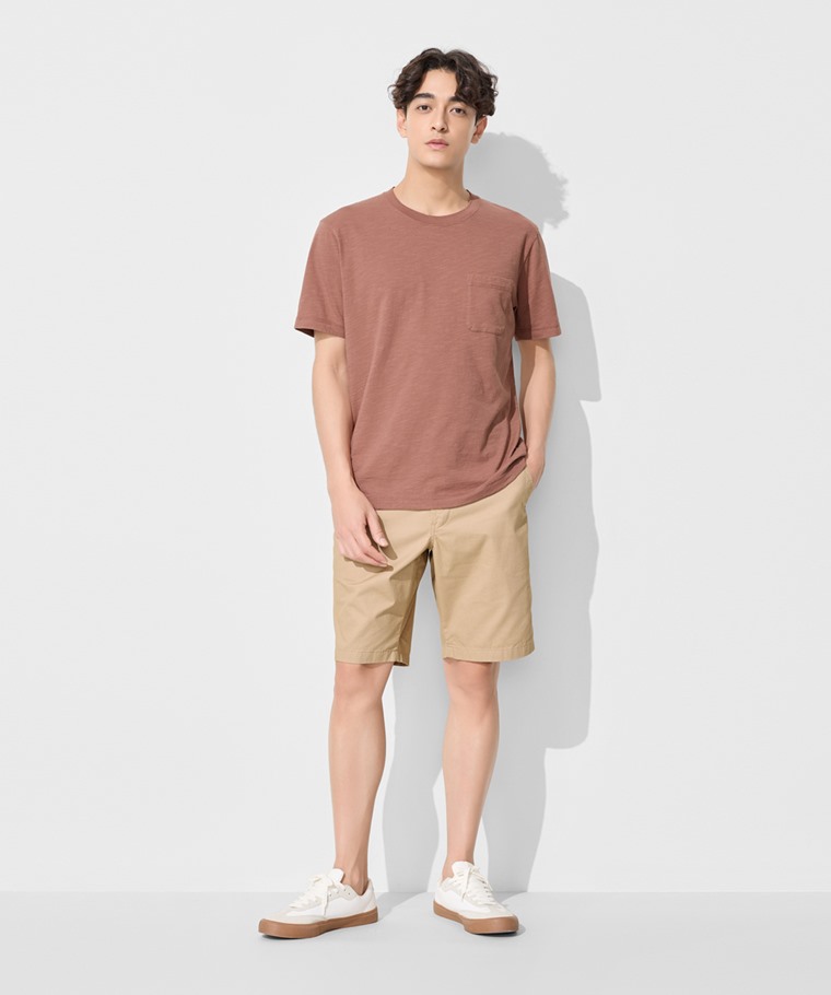 卡其短褲-男